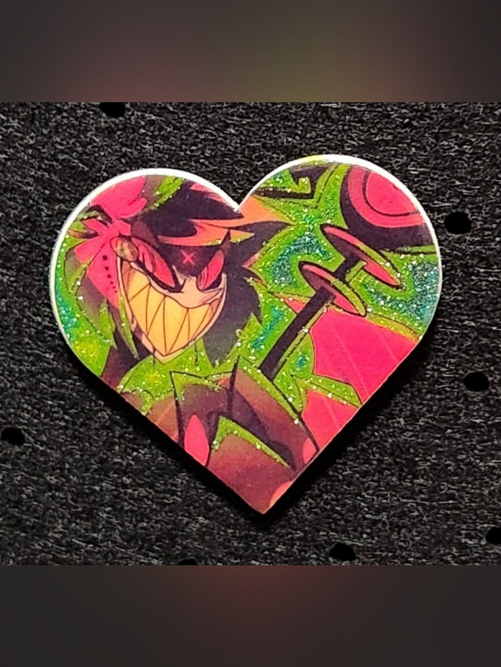 Alastor Glitter Pin - Hazbin Hotel